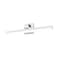 Z-Lite Liam Vanity, 1-Light, 25 In.W x 3 In.L x 5 In.H, Brushed Nickel/Frosted 1009-25W-BN-LED - alternate 8